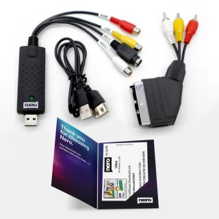 Capturadora Nero VHS a USB con Software