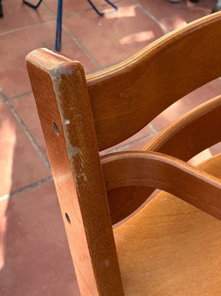 Trona Stokke Madera color miel