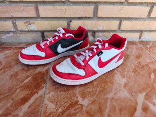 Zapatillas Nike Enernon Rojas y Blancas