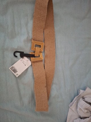 Cintura H&M corda con gancio dorato