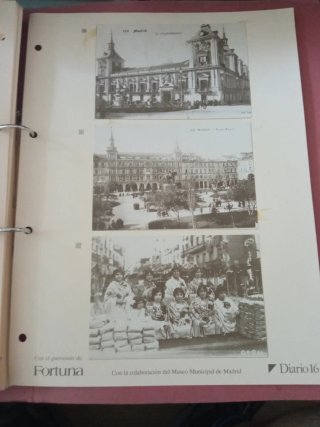 Colección Postales Recuerdos de Madrid