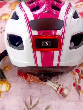 Casco Bicicleta con Luz LED Talla S/M (54-59)