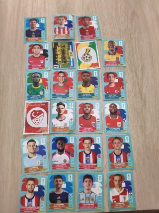 23 cromos Mundial 2026