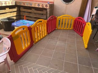 Vallas de plástico para bebé 6 piezas