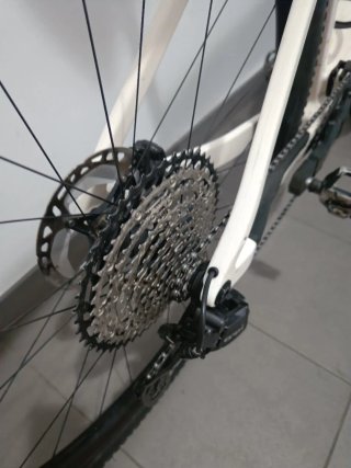 Bici Gravel Rose Backroad in bianco, taglia L