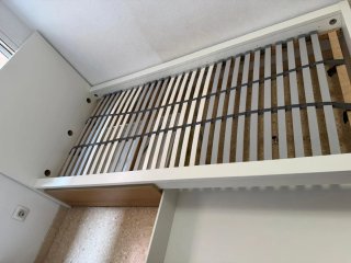 Cama Malm 90x200 Blanca con Cajones
