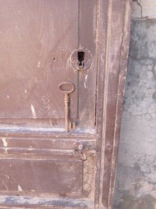 Puerta Maciza Antigua Años 50
