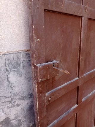 Puerta Maciza Antigua Años 50