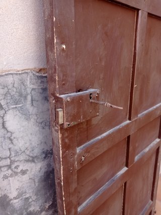 Puerta Maciza Antigua Años 50