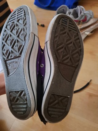 Converse Moradas Talla 38