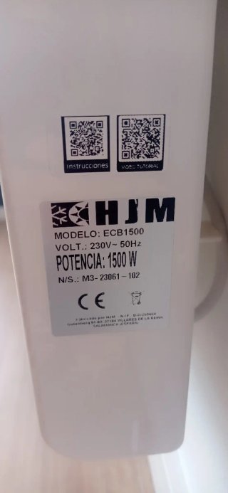 Radiador Eléctrico HJM Blanco