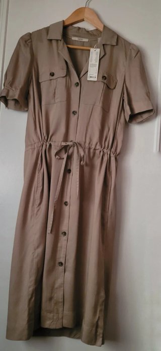 Vestido Spirit Beige Nuevo con Etiqueta