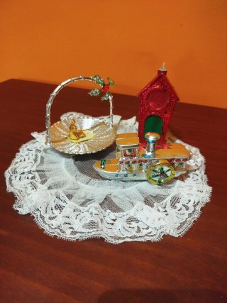 Decoración Navidad Vintage Barco Casa