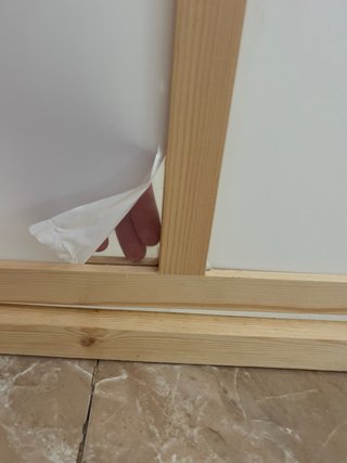 Jaula madera para mascotas sin usar