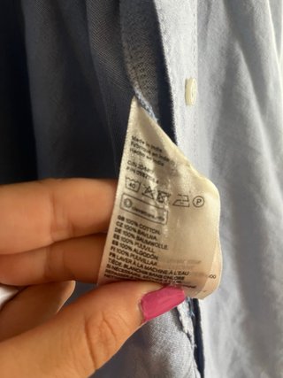 Camicia H&M oversize azzurra