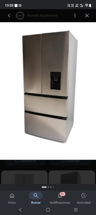 Nevera Americana Cris con dispensador