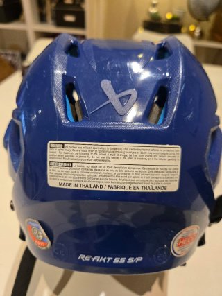 Casco Hockey Bauer Azul niño