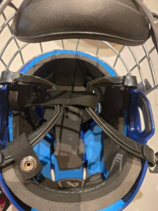 Casco Hockey Bauer Azul niño
