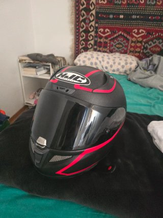 Casco HJC RPHA 11 Negro Rojo