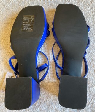 Sandalias Monki Vegan Azul Talla 37