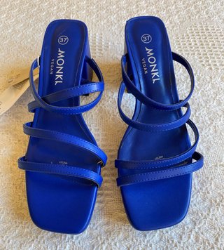 Sandalias Monki Vegan Azul Talla 37