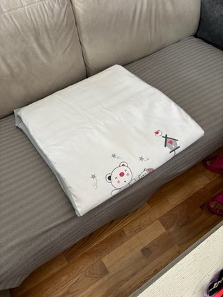 Nordico, chichonera y almohada cuna ositos