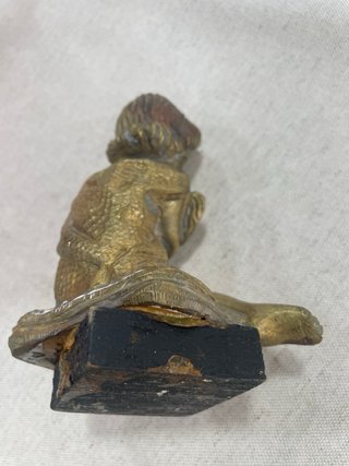 “Figura antigua niño, broce”