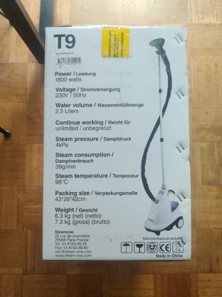 Plancha Vapor profesional tiendas 1800W Nueva