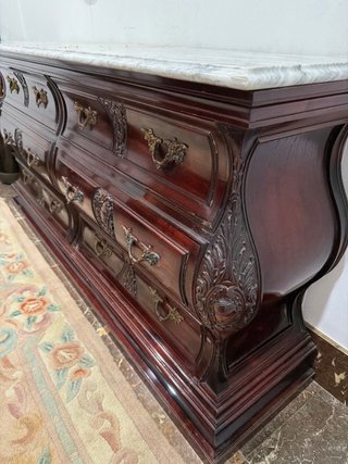 Cómoda Luis XV Mármol y Madera