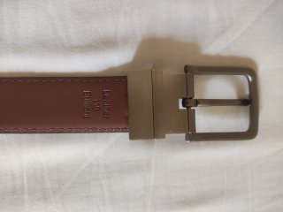 Cinturón de piel hombre negro