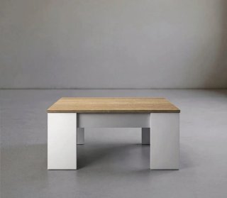 Mesa elevable madera y metal
