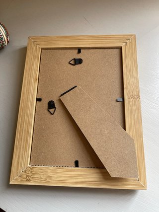 Cornice da tavolo/parete simil-legno
