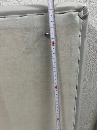 Cabecero Cama 90cm Pared Polipiel Gris