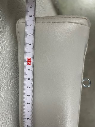 Cabecero Cama 90cm Pared Polipiel Gris