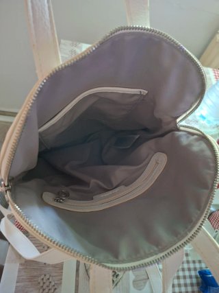 Mochila Desigual Blanca con Tachuelas