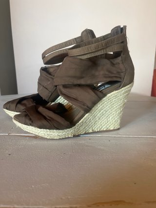 Zapatos de Cuña Marrones