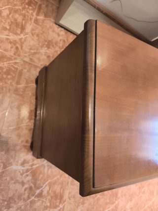 Cofre de pino pintado
