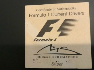 Moneda Plata Michael Schumacher 1997