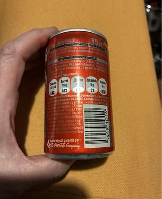 Lattina Coca Cola Francese 2008/2009