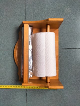 Portarrollos cocina madera