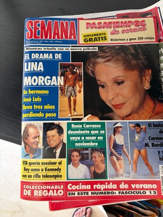Revistas del corazon de los 90