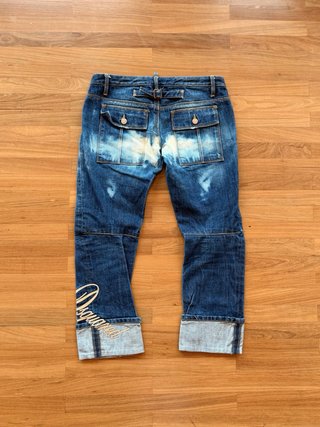 Jeans Dsquared2 Low rise Capri Pants 2000s Vintage