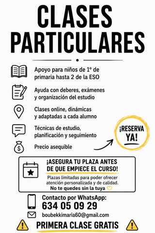 Clases particulares online