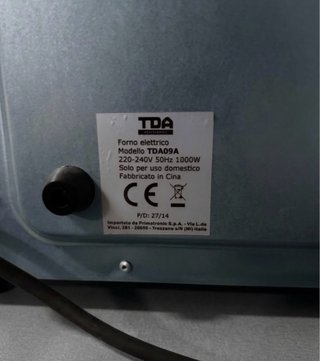 Fornetto Elettrico TDA TDA09A