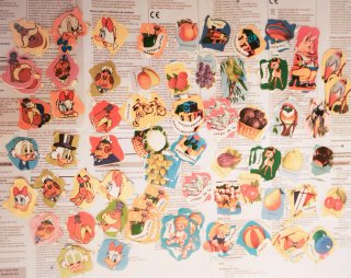 Lote cromos troquelados para picar