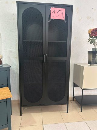 Vitrina Metálica Negra