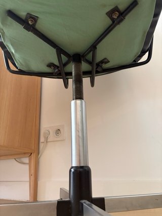 Silla despacho vintage negra