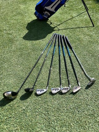 Palos Golf Callaway Niño ZURDO 10-12 Años + Bolsa