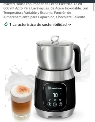 Maestri House Espumador de Leche Red Dot 2022