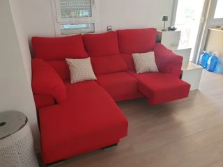 Sofá cheslong 3 plazas 3,20m extensible